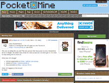 Tablet Screenshot of forums.pocketmine.net